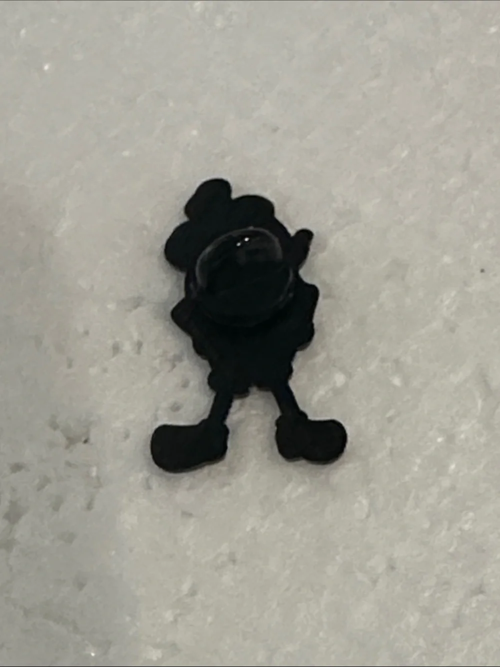 Disney Black, Yellow & Red Cartoon Enamel Pin - Mickey Mouse Steamboat Willie